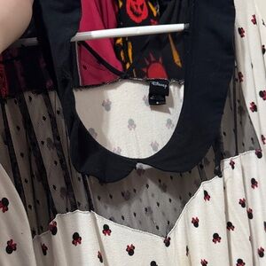 Disney Black, Ivory & Red Minnie Dot Mesh Dress